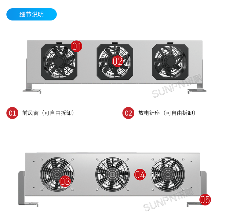 工業(yè)除靜電離子風(fēng)機(jī)-SP-60ARC細(xì)節(jié)說明