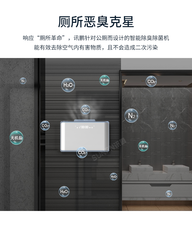 公廁智能除臭殺菌機-產品介紹