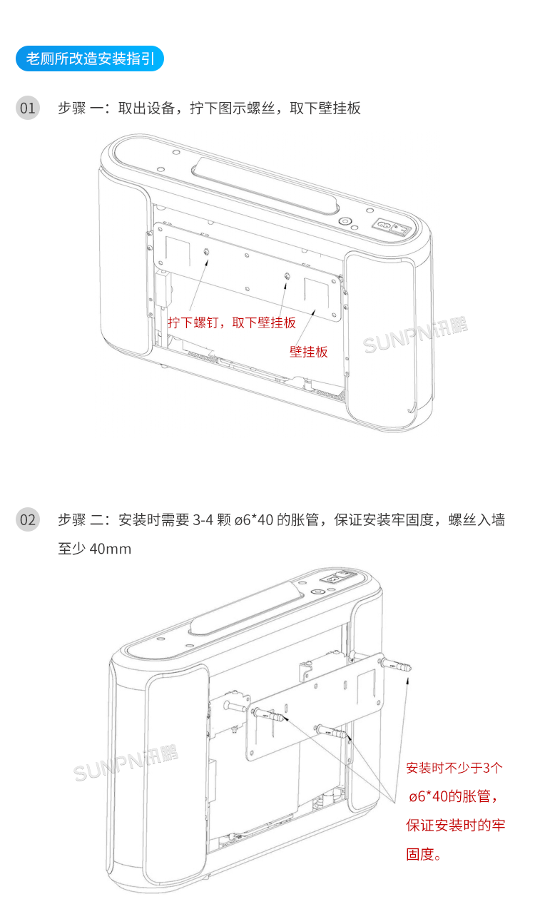 公廁智能除臭殺菌機-老廁所改造安裝指導
